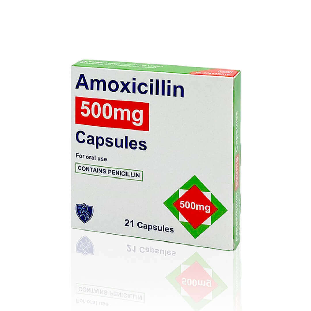 Amoxicillin Capsules 500mg (21 pack)