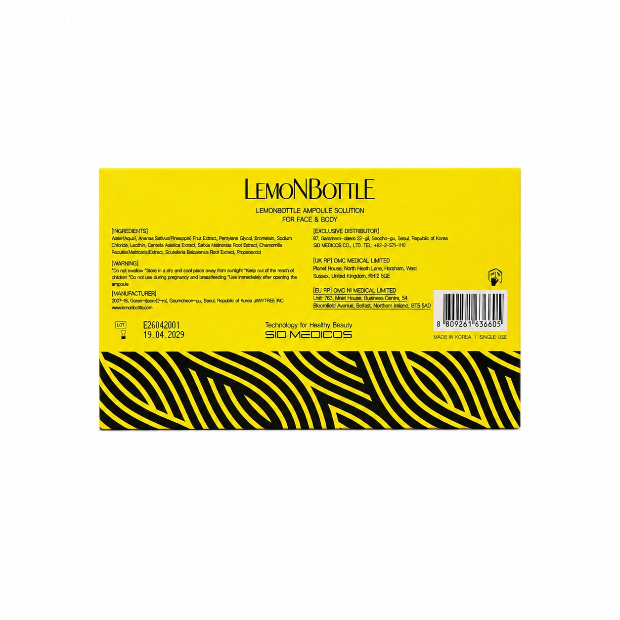 Lemon Bottle 10ml (5 Pack) - Image 2
