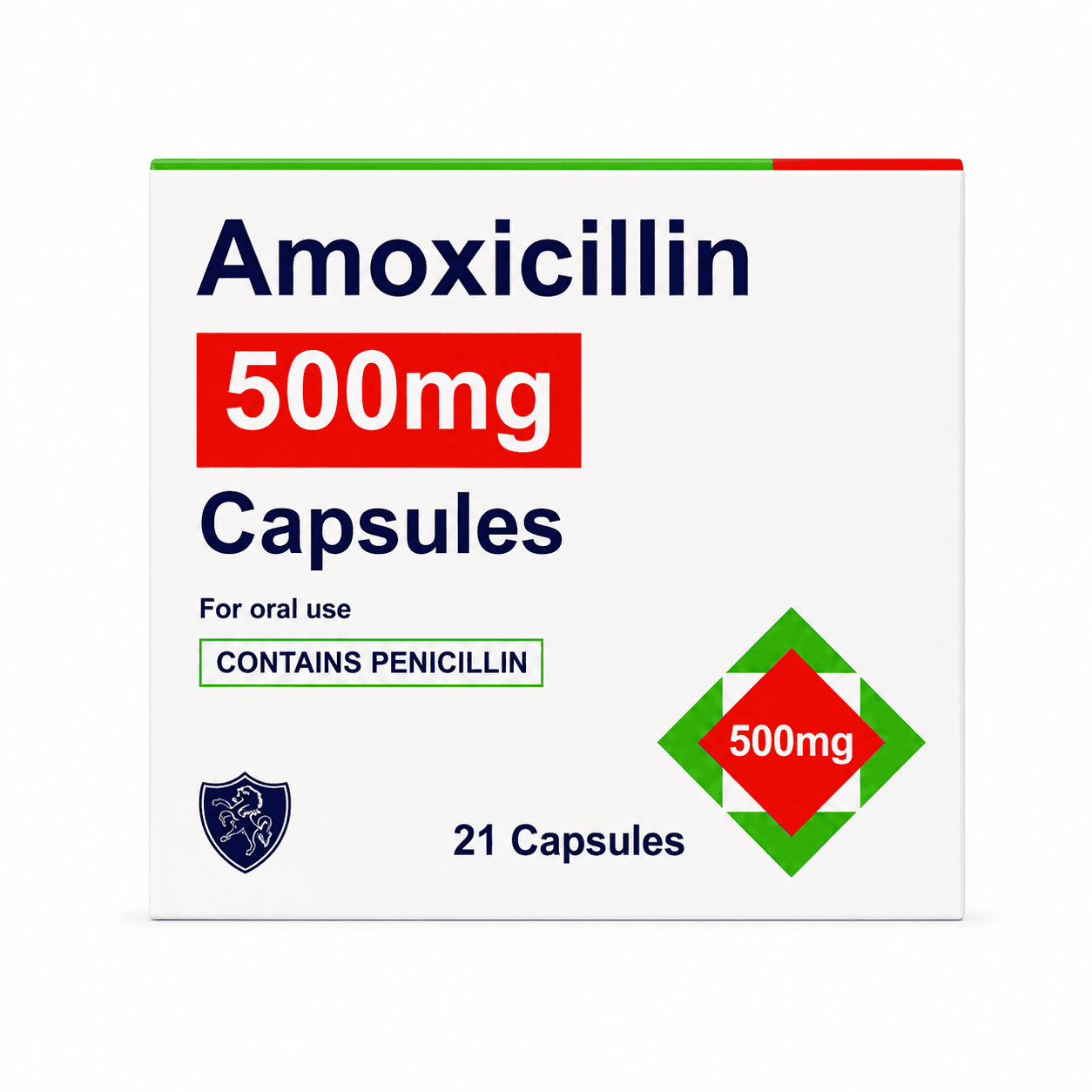 Amoxicillin Capsules 500mg (21 pack)