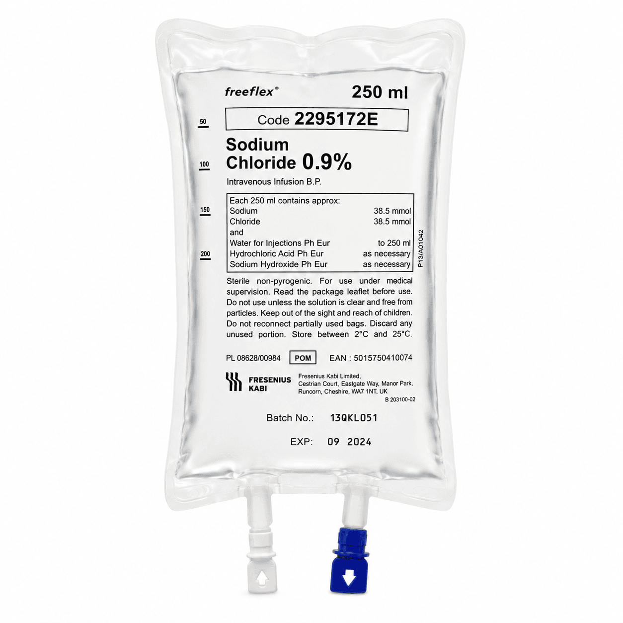 Sodium Chloride 0.9% (250ml)