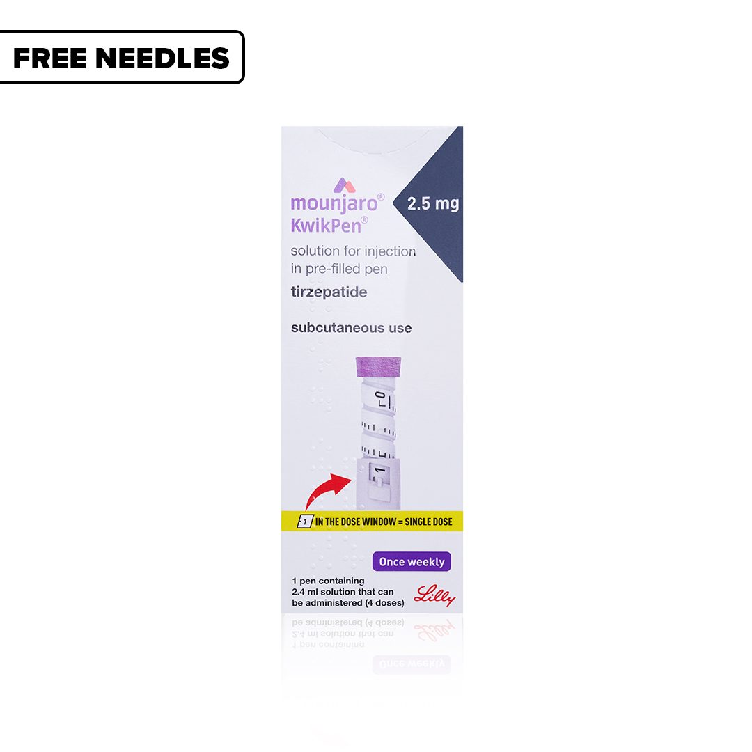 Mounjaro Kwikpen soln for inj 2.5mg/0.6ml 2.4ml p/f pen