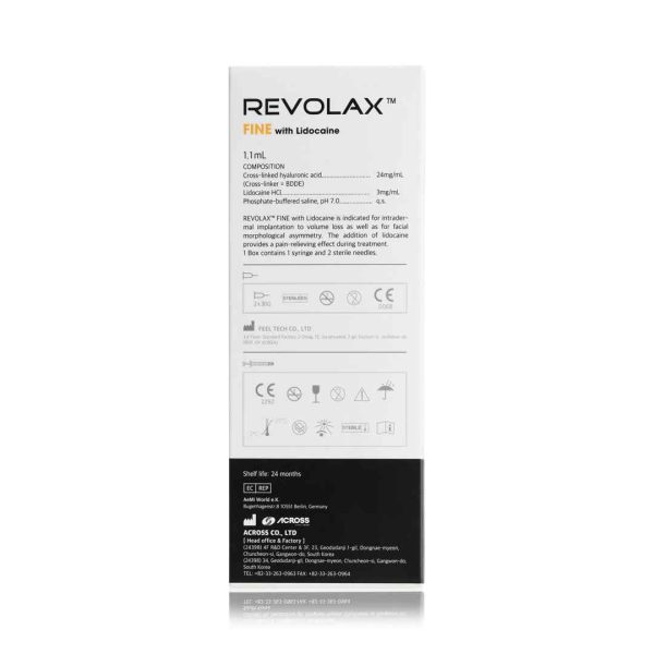 Revolax Fine With Lidocaine (1 x 1.1ml) - Image 2