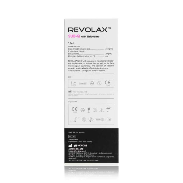 Revolax Sub-Q With Lidocaine (1 x 1.1ml) - Image 2
