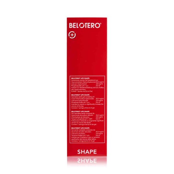 Belotero Lips Shape with Lidocaine (0.6ml) - Image 2