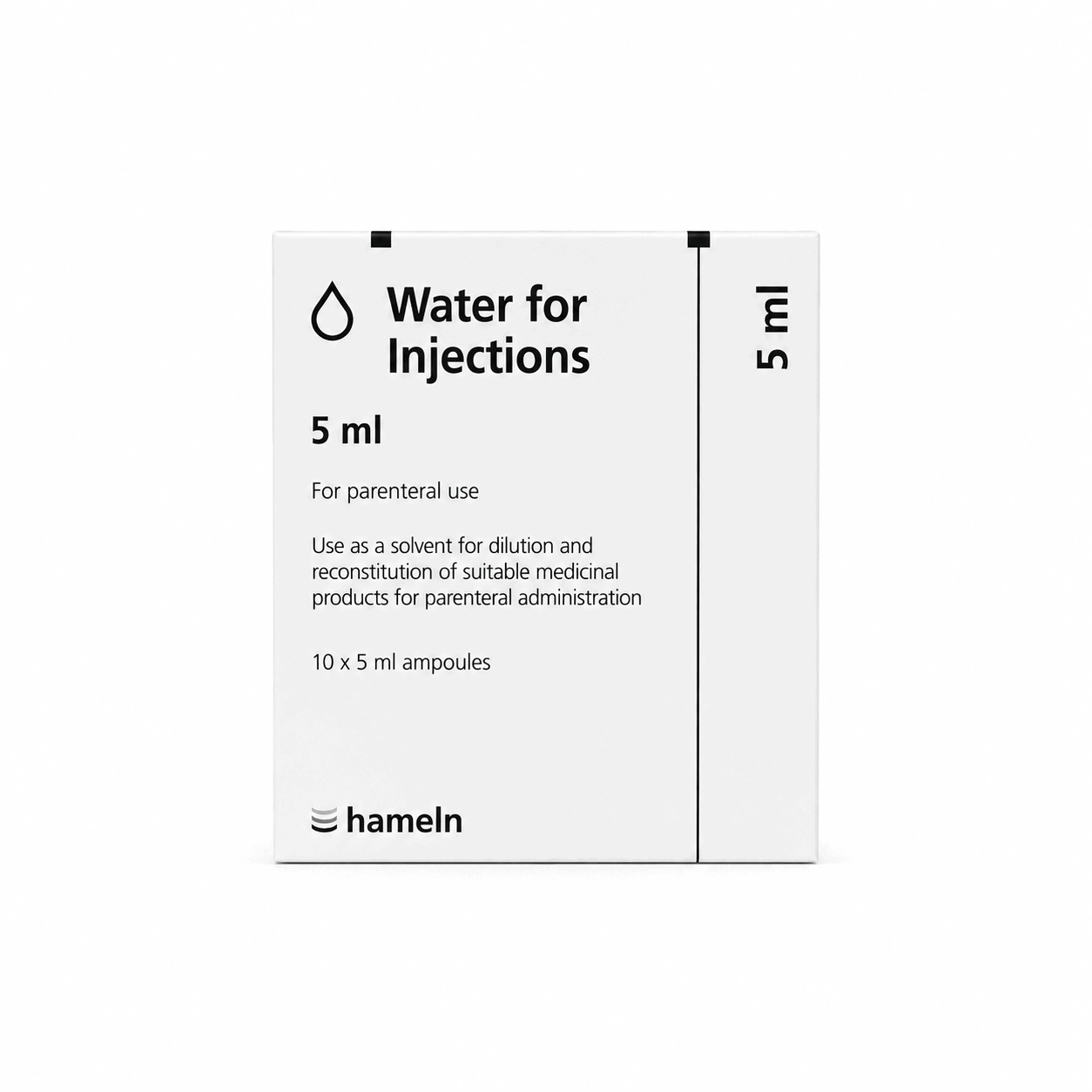 Water for Injection 5ml (10 Pack)