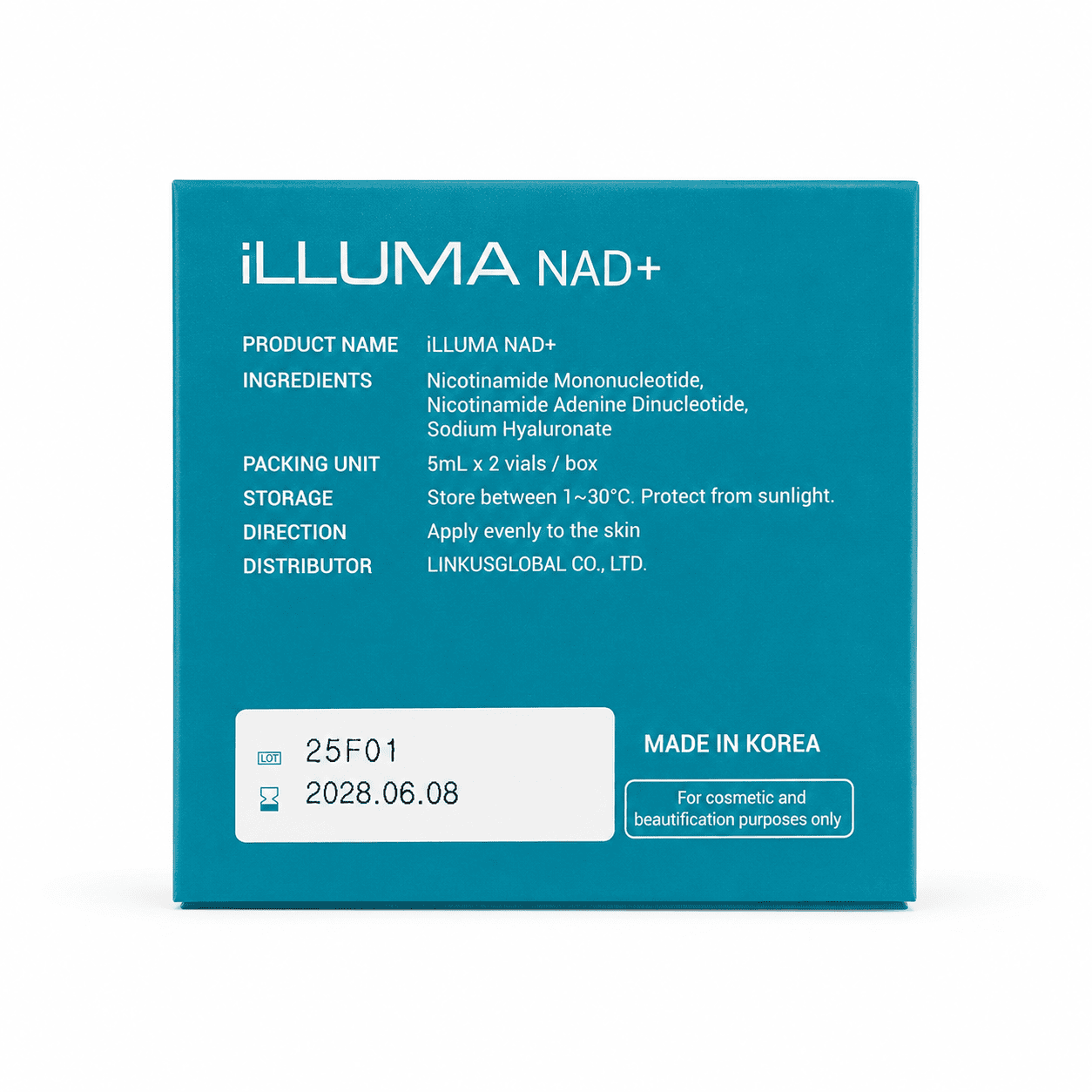 iLLUMA NAD+ Skin Booster (2 vial x 5ml) - Image 2